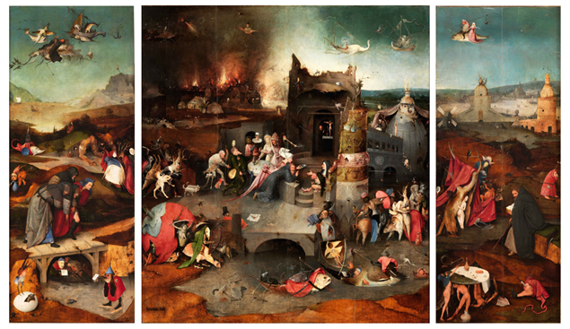 En savoir plus sur l’œuvre Jérôme Bosch, <i>Les Tentations De Saint Antoine</i>, vers 1501″ />
    </div>
    <div class=